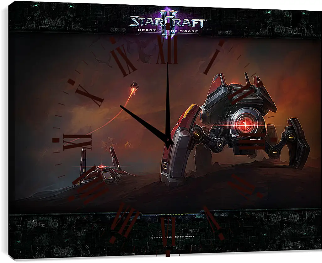 Часы картина - StarCraft II: Heart Of The Swarm
