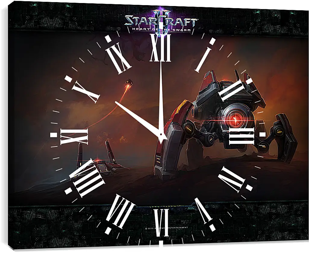 Часы картина - StarCraft II: Heart Of The Swarm
