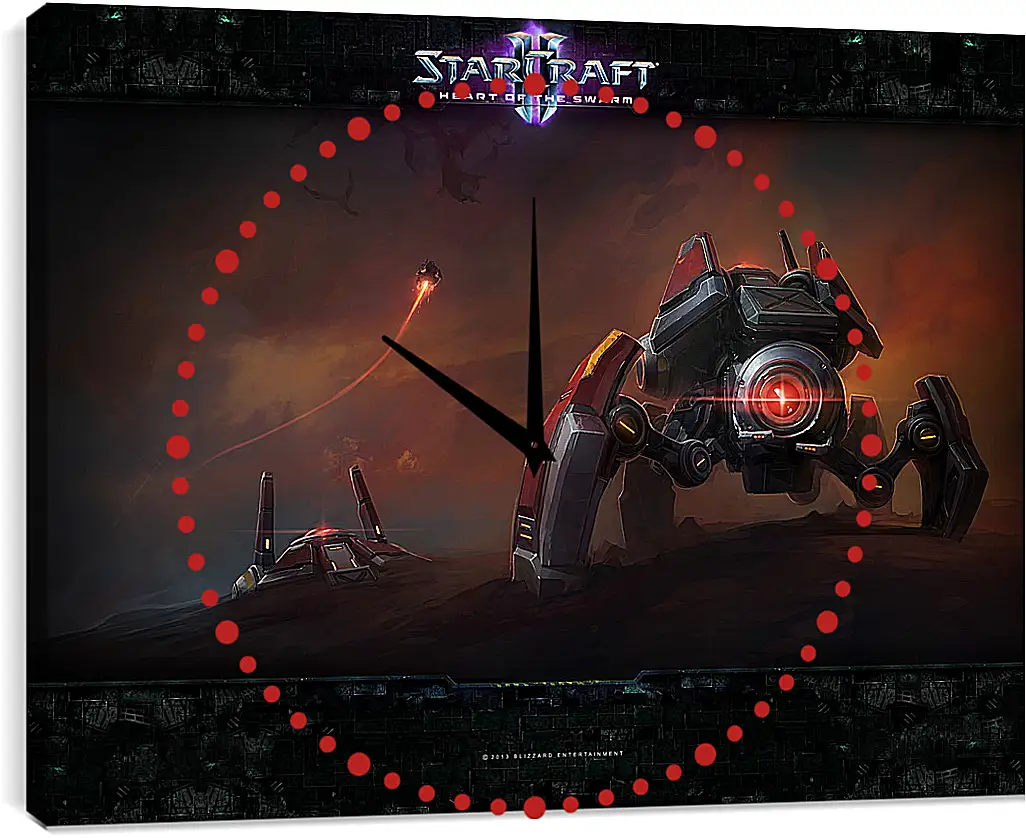 Часы картина - StarCraft II: Heart Of The Swarm
