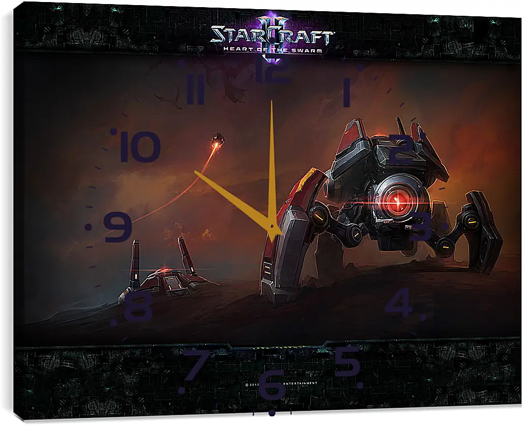 Часы картина - StarCraft II: Heart Of The Swarm
