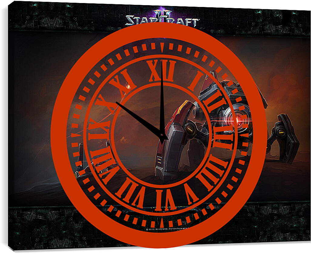 Часы картина - StarCraft II: Heart Of The Swarm
