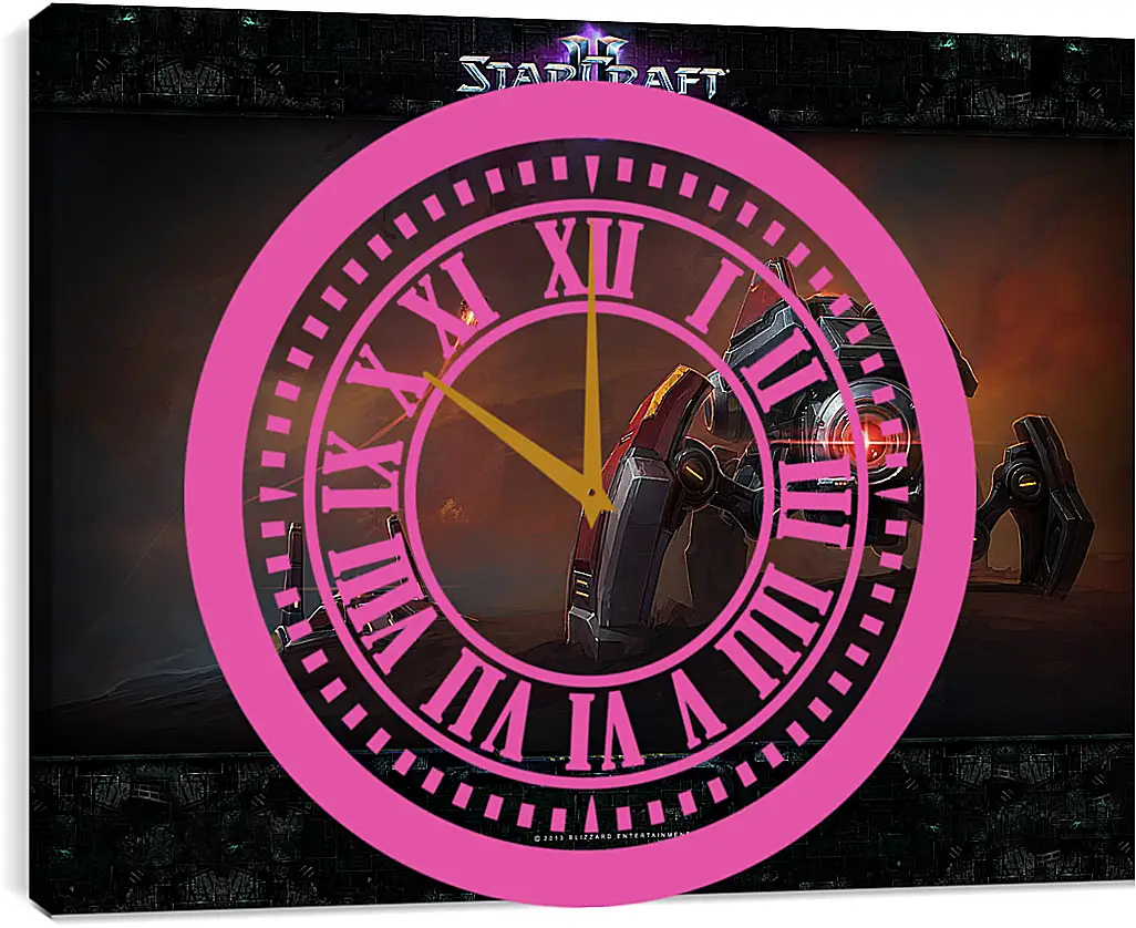 Часы картина - StarCraft II: Heart Of The Swarm
