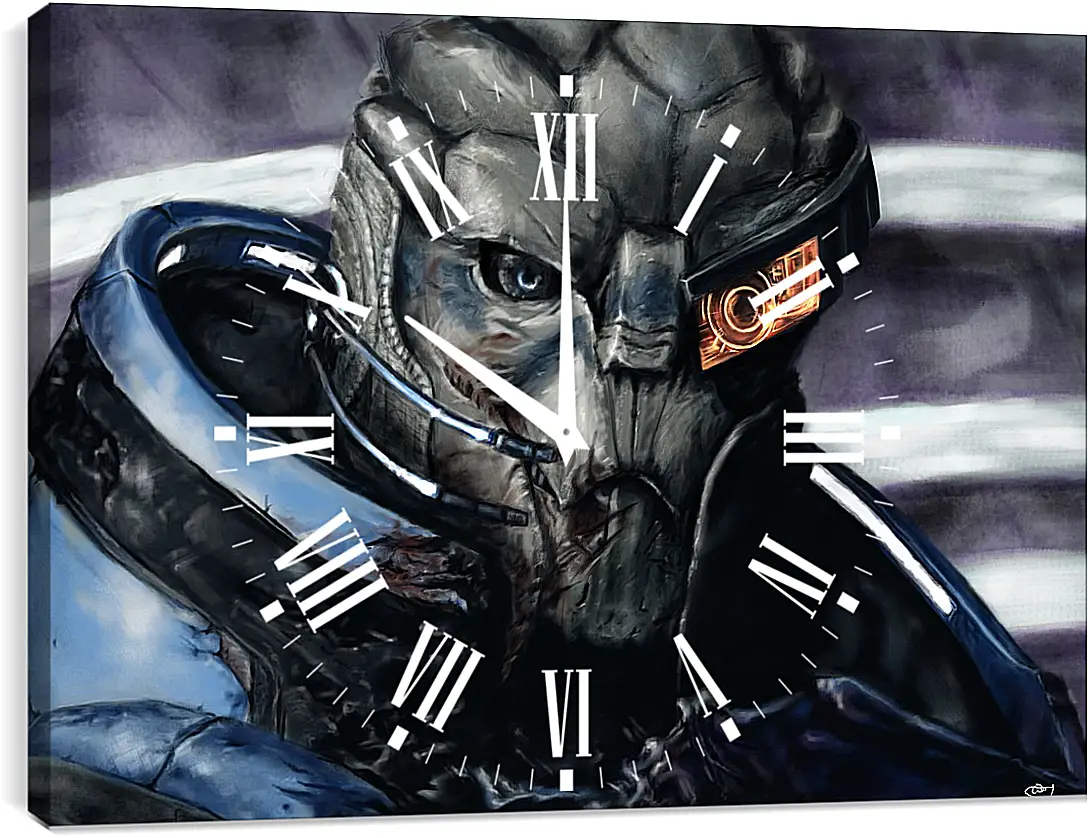 Часы картина - Mass Effect
