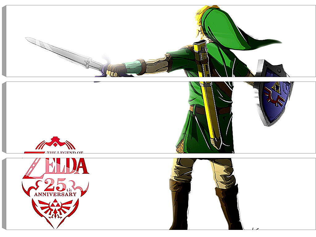 Модульная картина - The Legend Of Zelda 25th Anniversary
