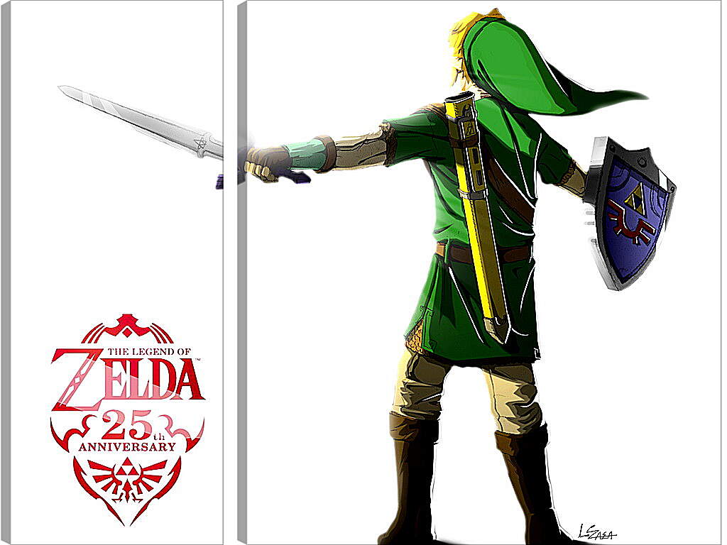 Модульная картина - The Legend Of Zelda 25th Anniversary
