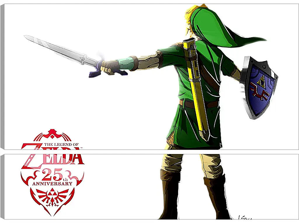 Модульная картина - The Legend Of Zelda 25th Anniversary
