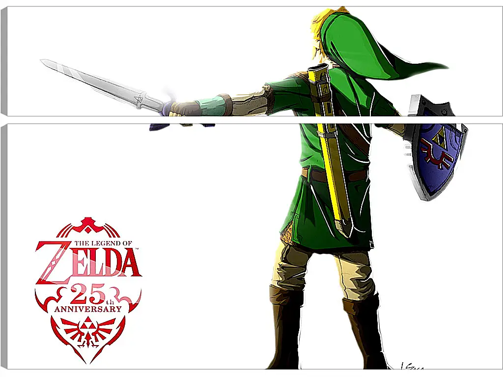 Модульная картина - The Legend Of Zelda 25th Anniversary
