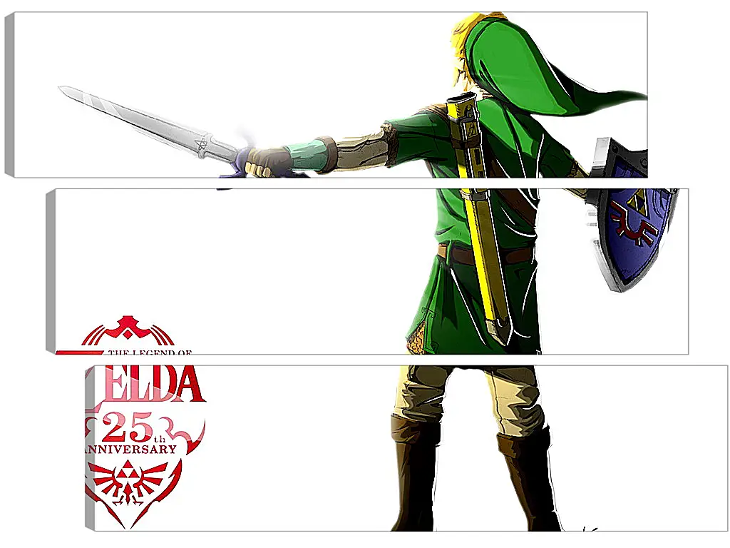 Модульная картина - The Legend Of Zelda 25th Anniversary
