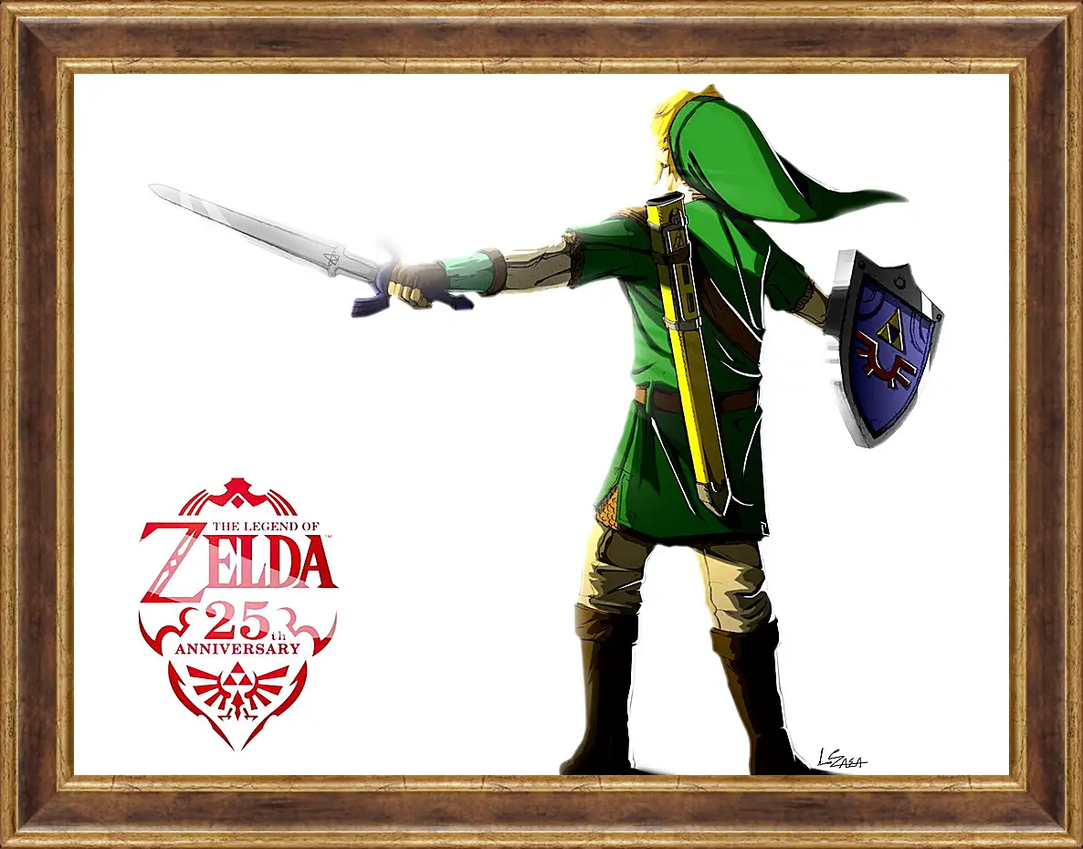 Картина в раме - The Legend Of Zelda 25th Anniversary
