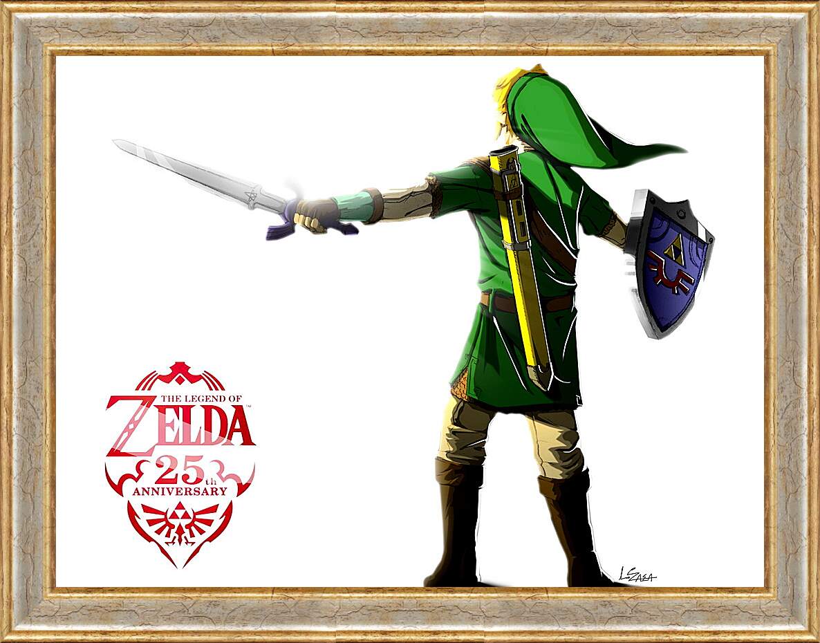 Картина в раме - The Legend Of Zelda 25th Anniversary
