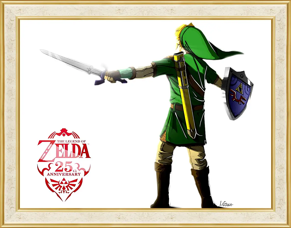 Картина в раме - The Legend Of Zelda 25th Anniversary
