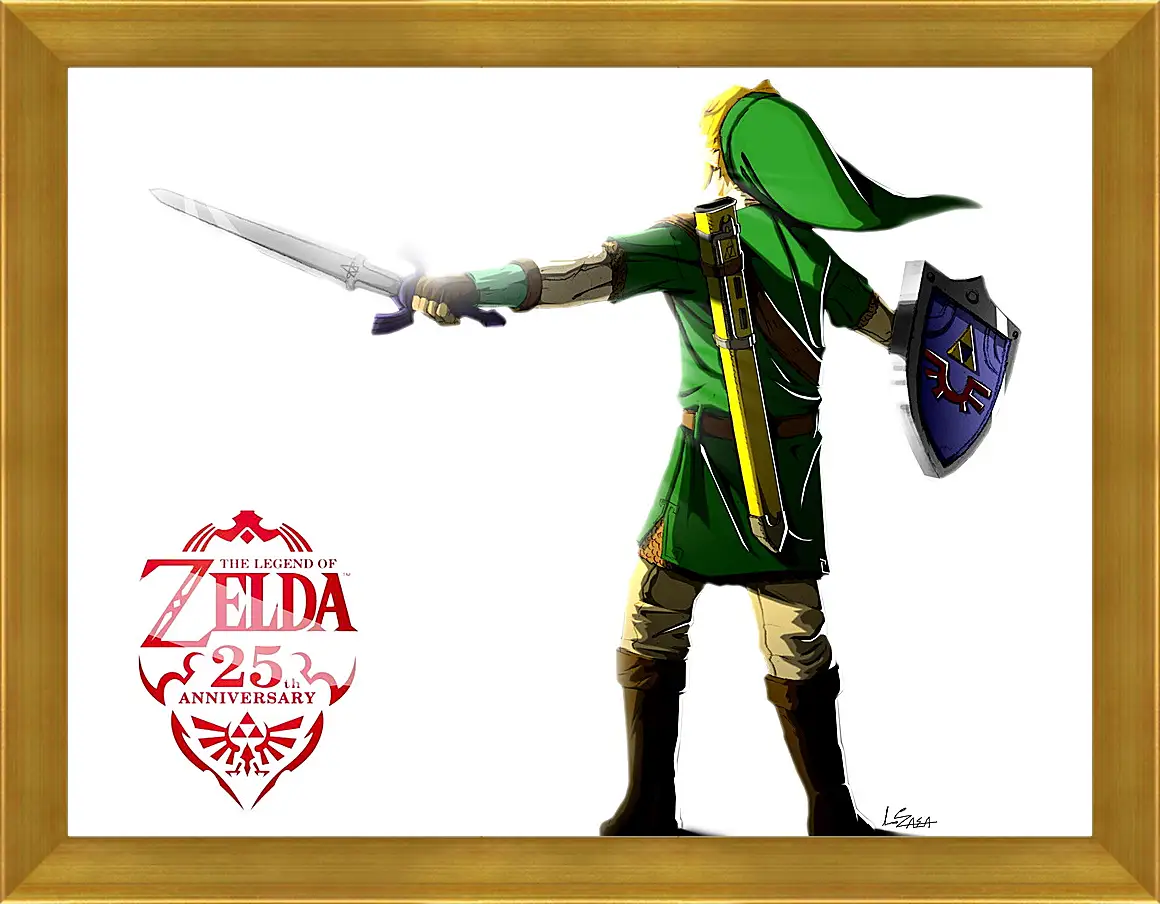 Картина в раме - The Legend Of Zelda 25th Anniversary
