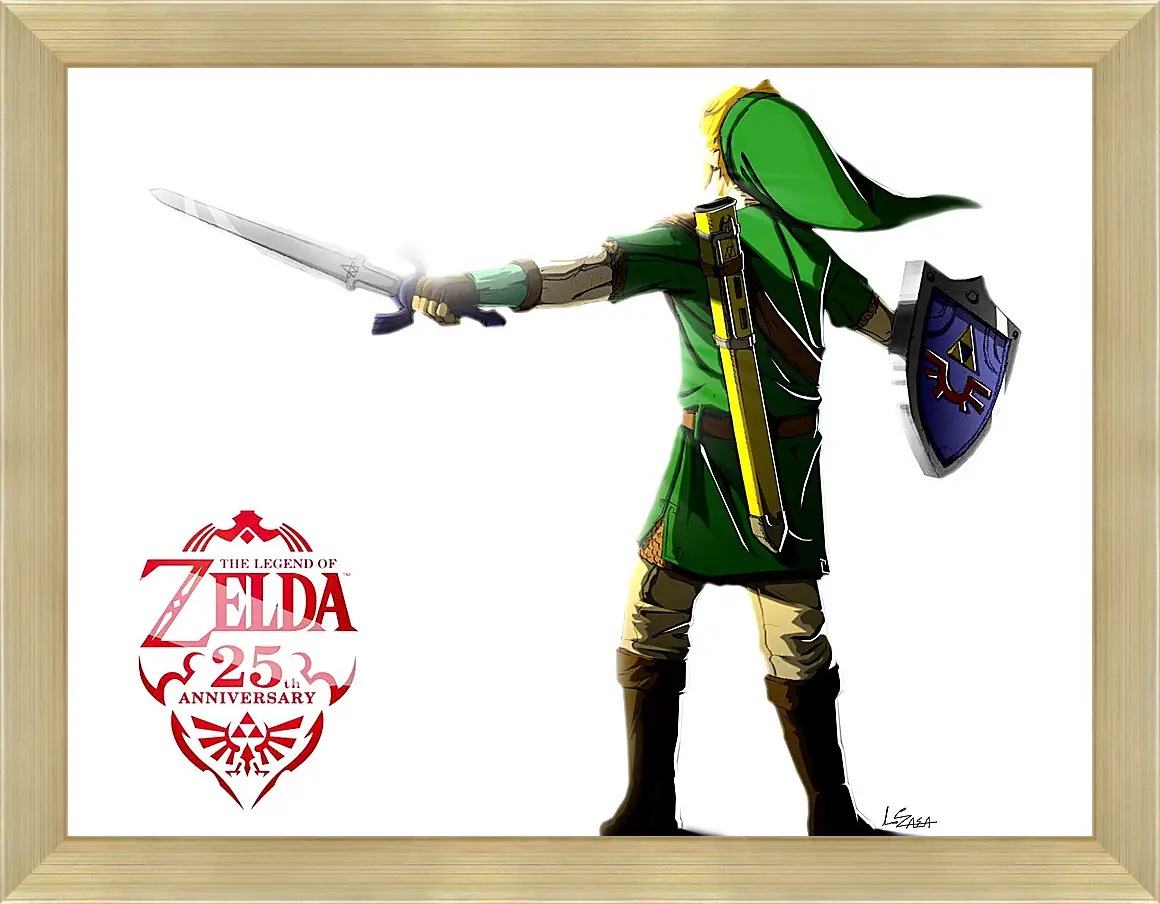 Картина в раме - The Legend Of Zelda 25th Anniversary
