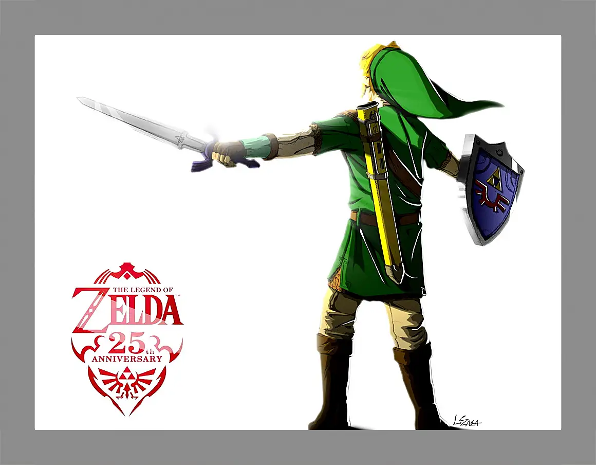 Картина в раме - The Legend Of Zelda 25th Anniversary
