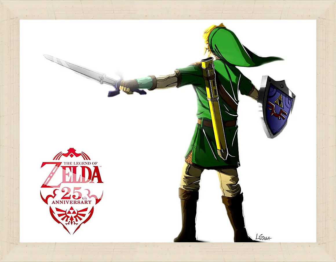 Картина в раме - The Legend Of Zelda 25th Anniversary
