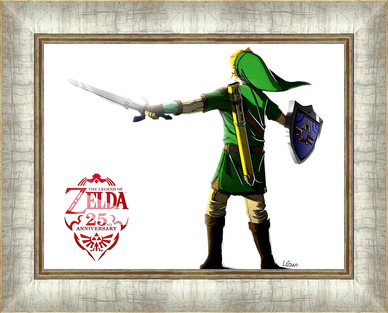 Картина в раме - The Legend Of Zelda 25th Anniversary
