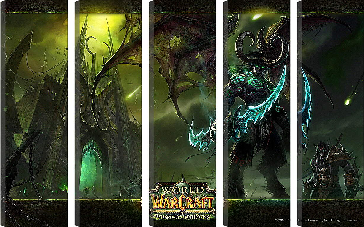 Модульная картина - World Of Warcraft: The Burning Crusade

