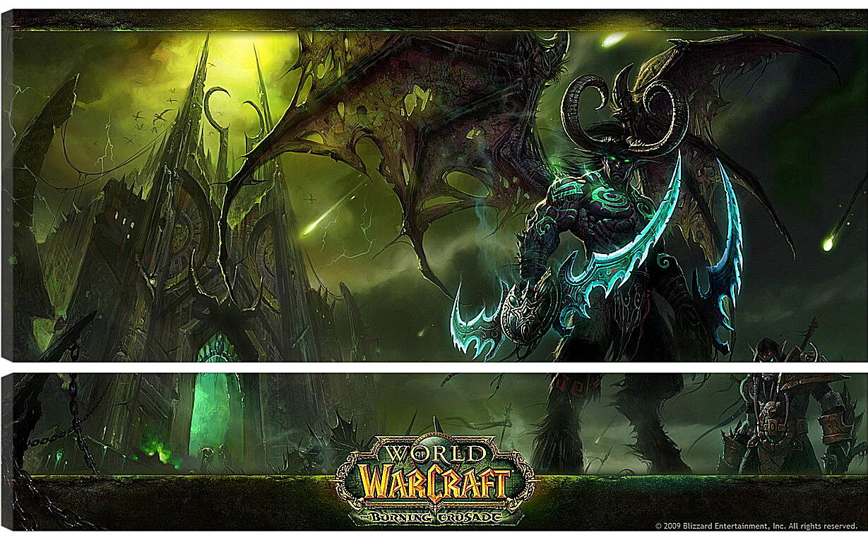 Модульная картина - World Of Warcraft: The Burning Crusade
