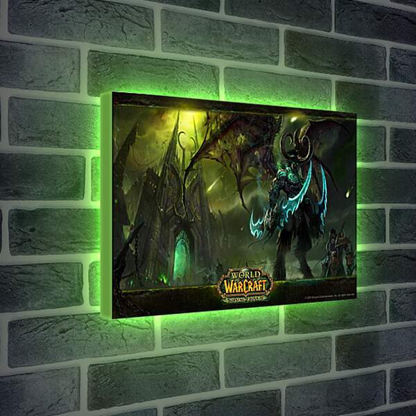 Лайтбокс световая панель - World Of Warcraft: The Burning Crusade
