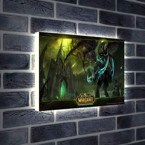 Лайтбокс световая панель - World Of Warcraft: The Burning Crusade
