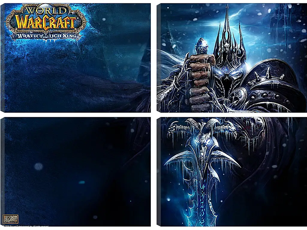 Модульная картина - World Of Warcraft: Wrath Of The Lich King
