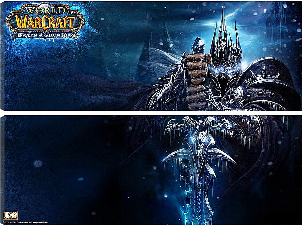 Модульная картина - World Of Warcraft: Wrath Of The Lich King
