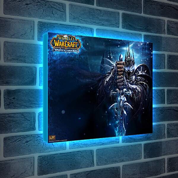 Лайтбокс световая панель - World Of Warcraft: Wrath Of The Lich King
