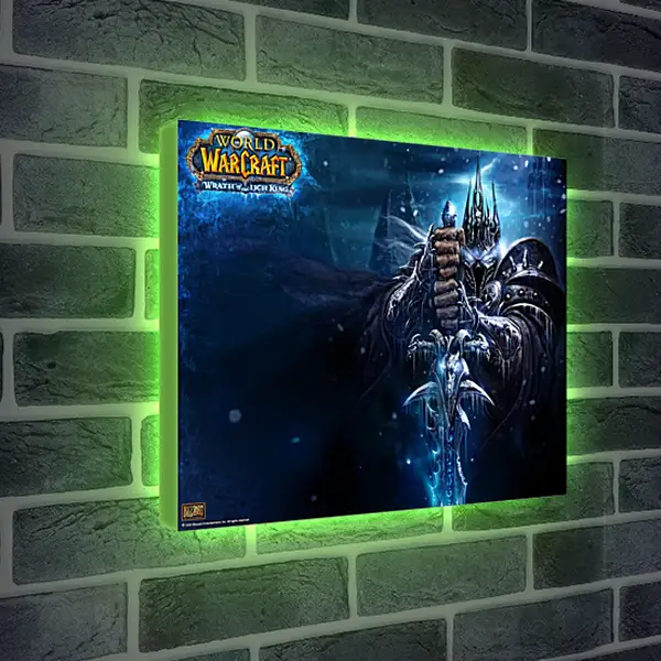 Лайтбокс световая панель - World Of Warcraft: Wrath Of The Lich King
