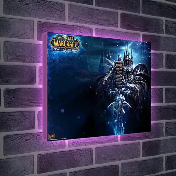 Лайтбокс световая панель - World Of Warcraft: Wrath Of The Lich King
