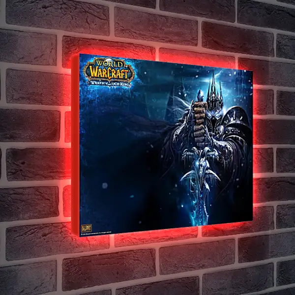 Лайтбокс световая панель - World Of Warcraft: Wrath Of The Lich King
