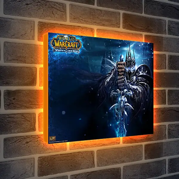 Лайтбокс световая панель - World Of Warcraft: Wrath Of The Lich King
