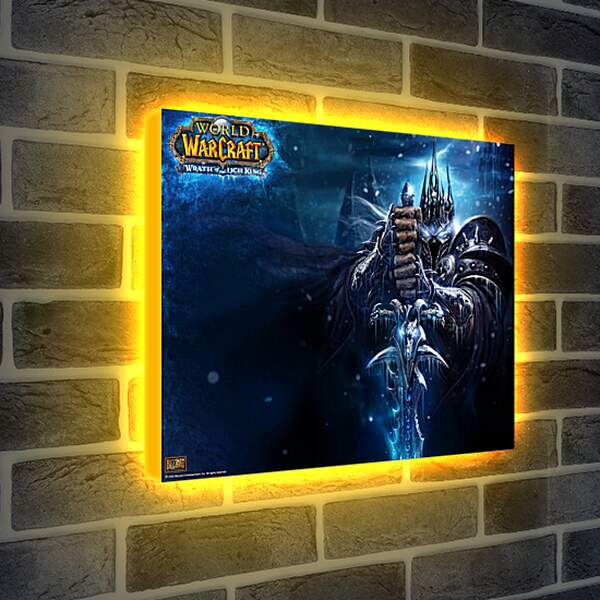 Лайтбокс световая панель - World Of Warcraft: Wrath Of The Lich King
