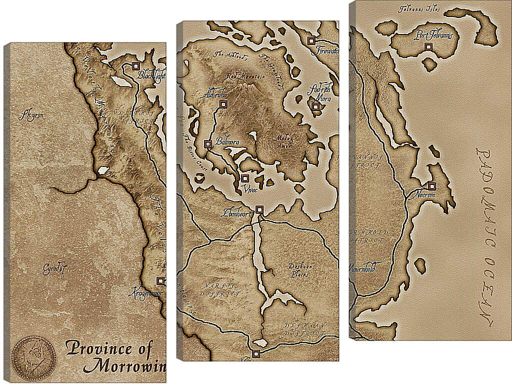Модульная картина - The Elder Scrolls III: Morrowind
