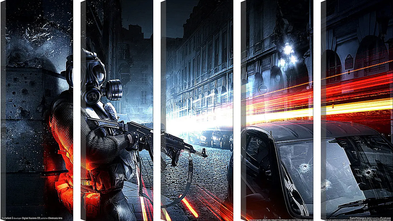 Модульная картина - Battlefield 3

