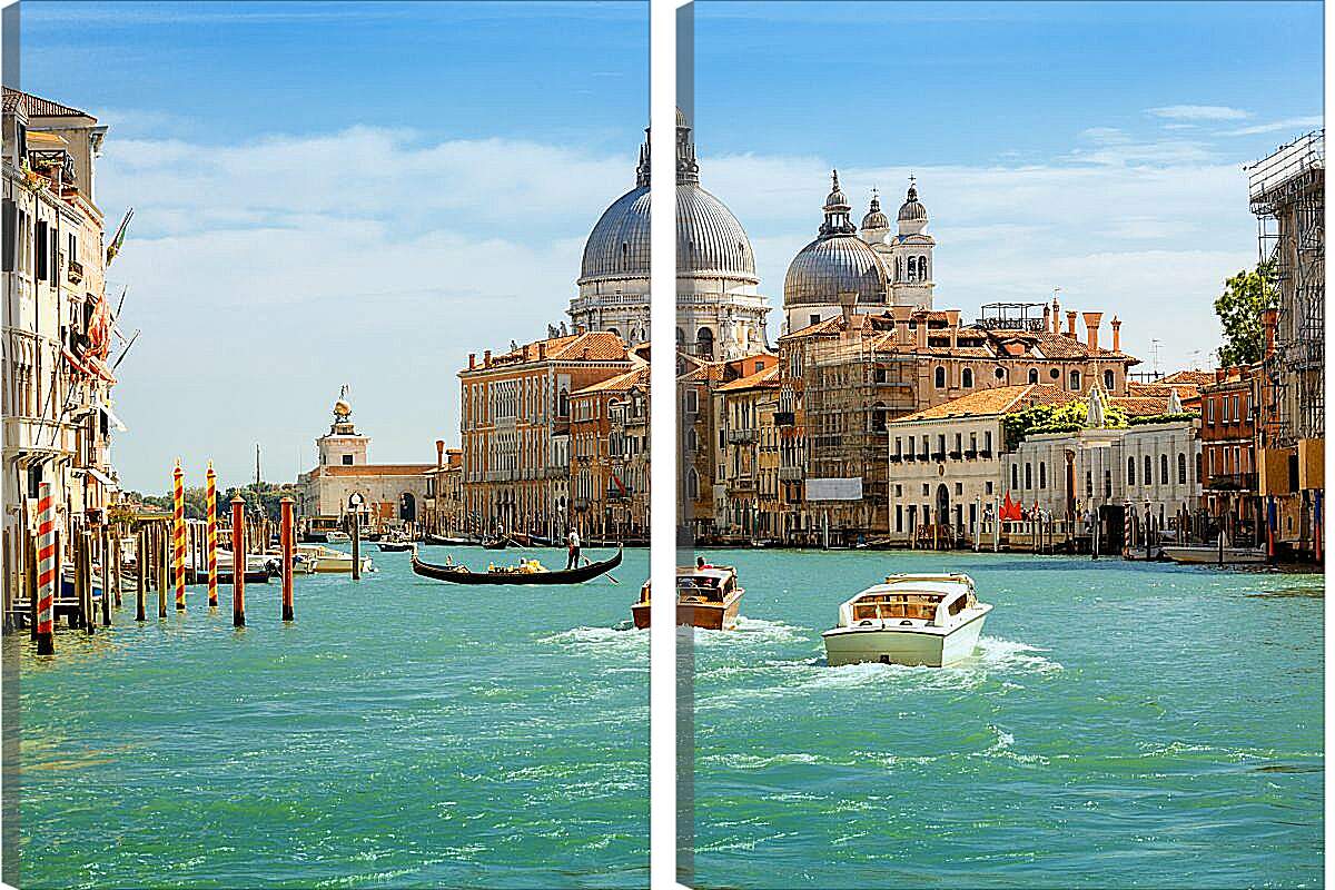Модульная картина - Венеция. Италия. Канал