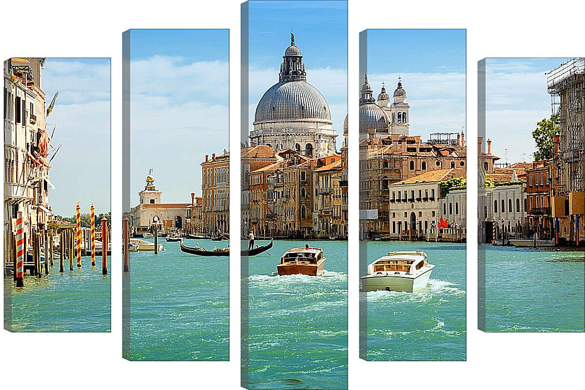 Модульная картина - Венеция. Италия. Канал