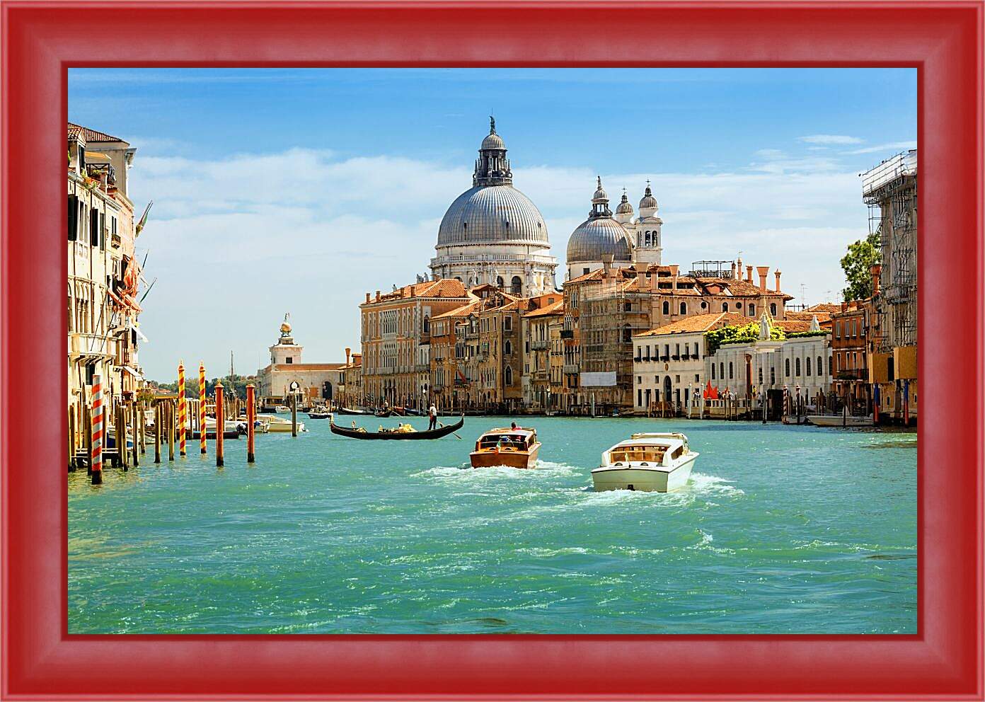 Картина в раме - Венеция. Италия. Канал