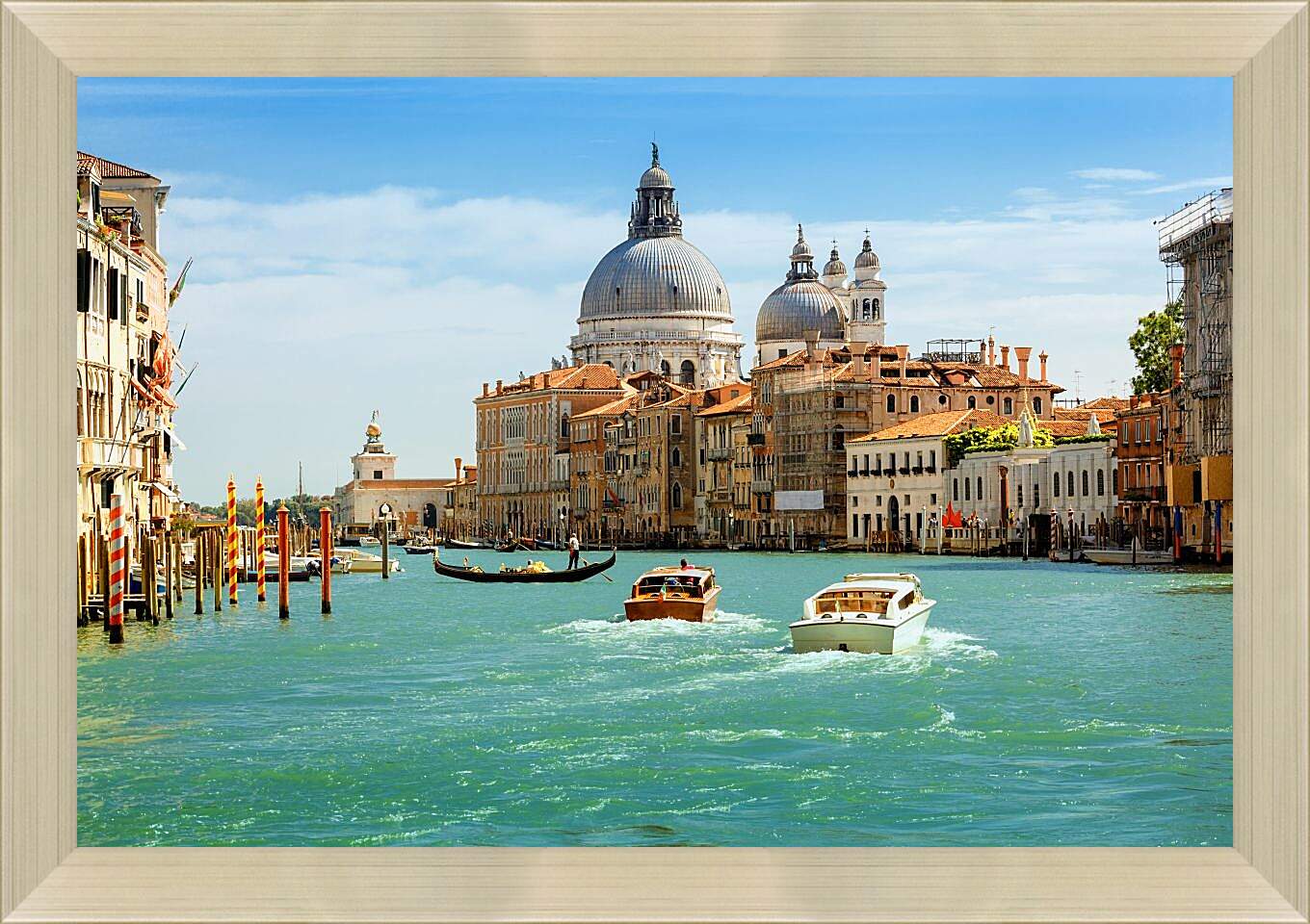 Картина в раме - Венеция. Италия. Канал