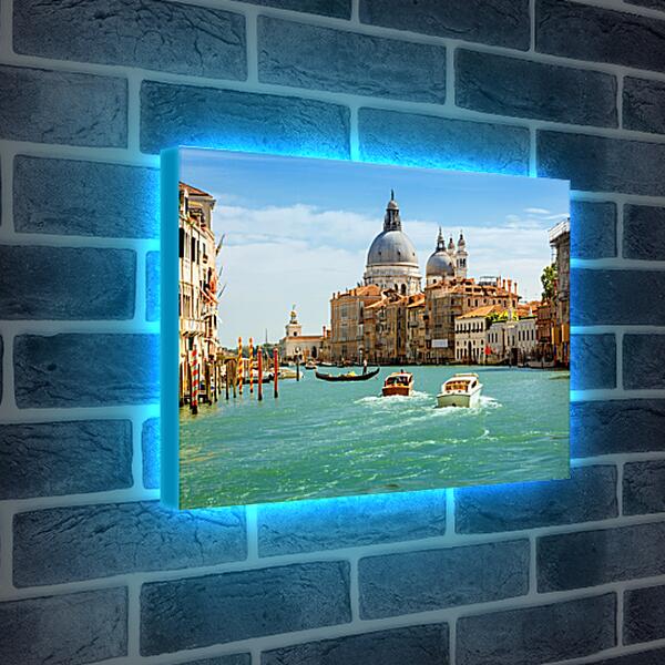 Лайтбокс световая панель - Венеция. Италия. Канал