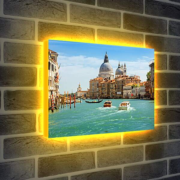 Лайтбокс световая панель - Венеция. Италия. Канал