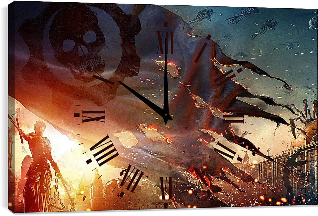 Часы картина - Gears Of War: Judgment

