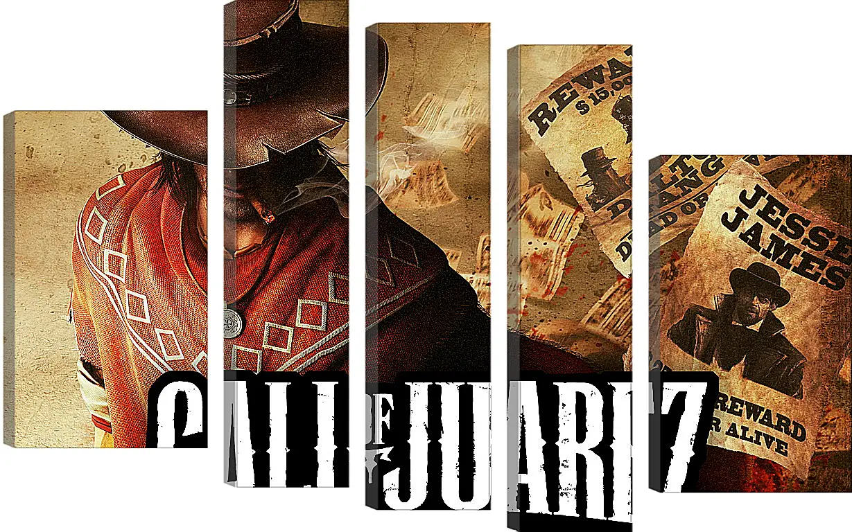 Модульная картина - Call Of Juarez: Gunslinger
