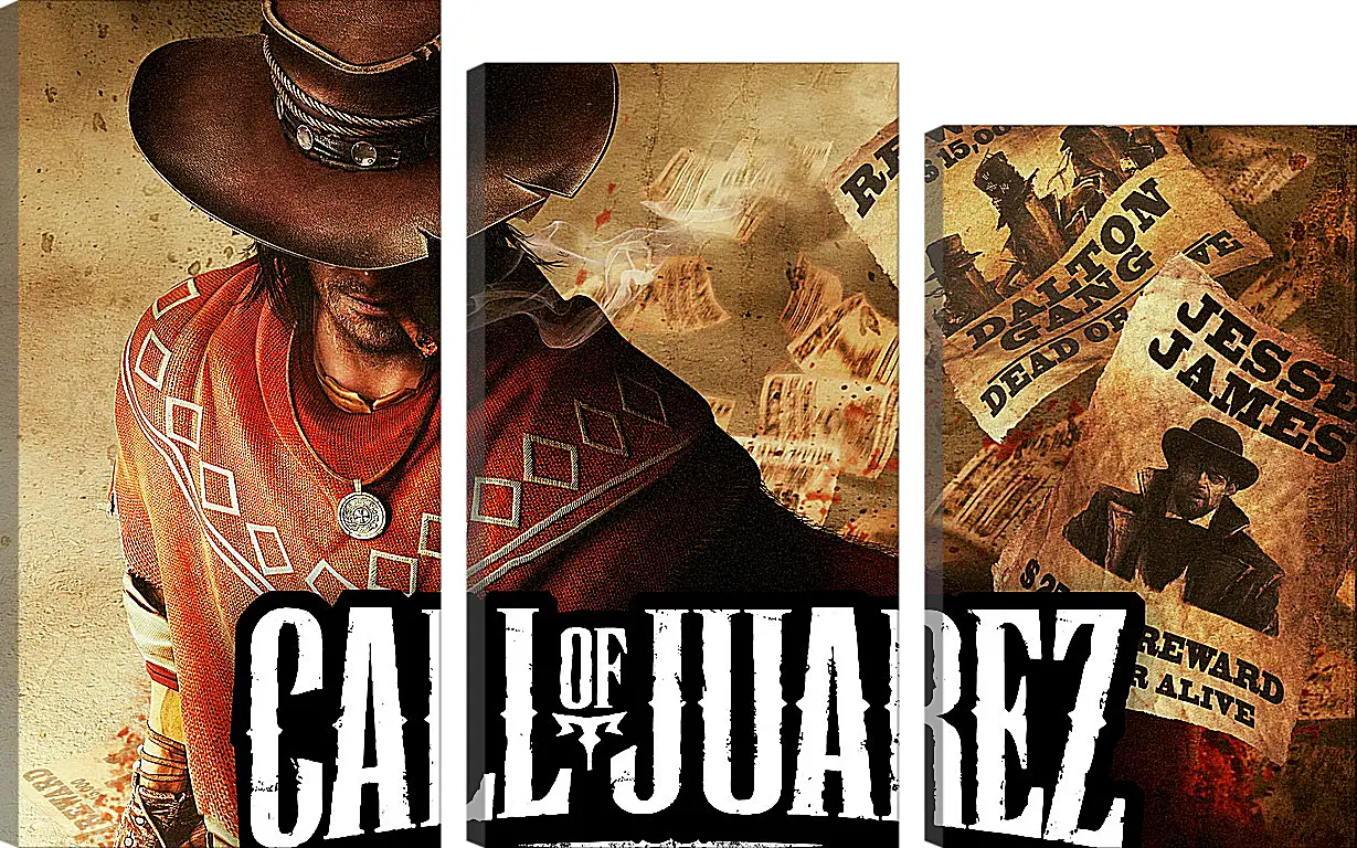 Модульная картина - Call Of Juarez: Gunslinger
