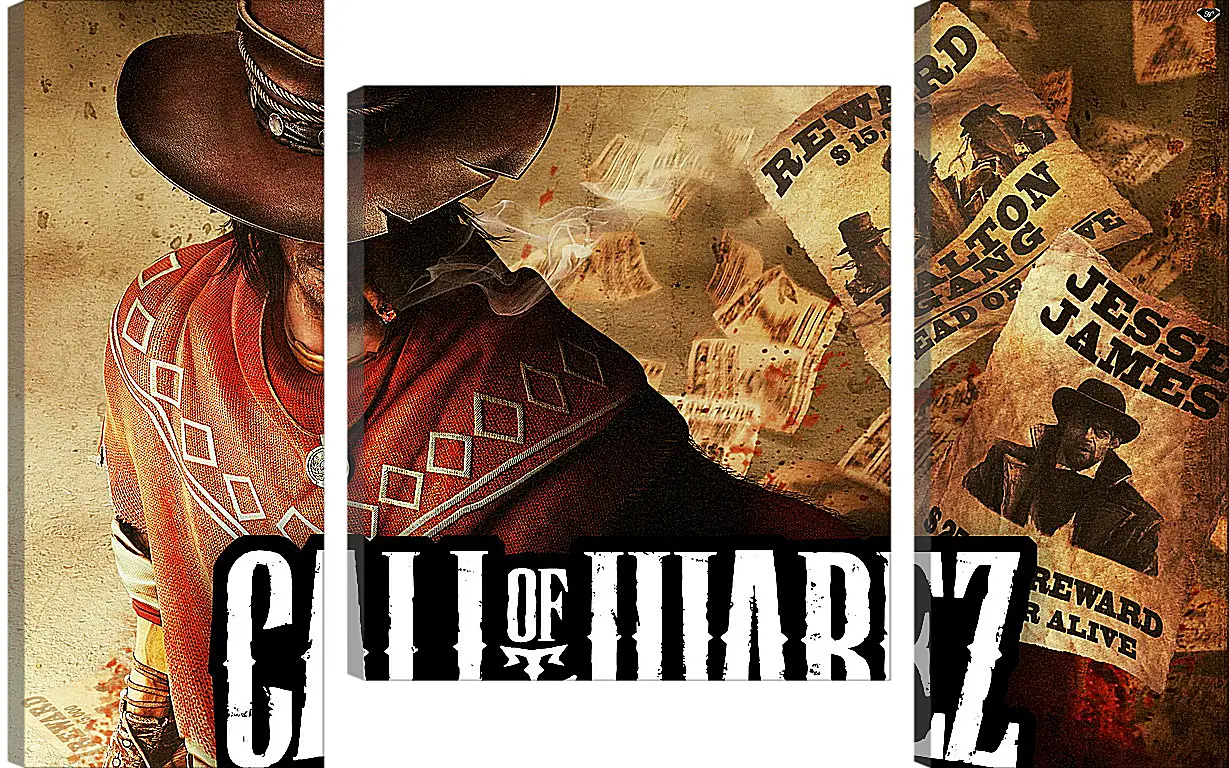 Модульная картина - Call Of Juarez: Gunslinger
