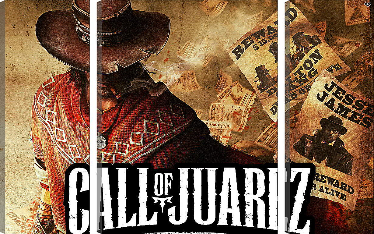 Модульная картина - Call Of Juarez: Gunslinger

