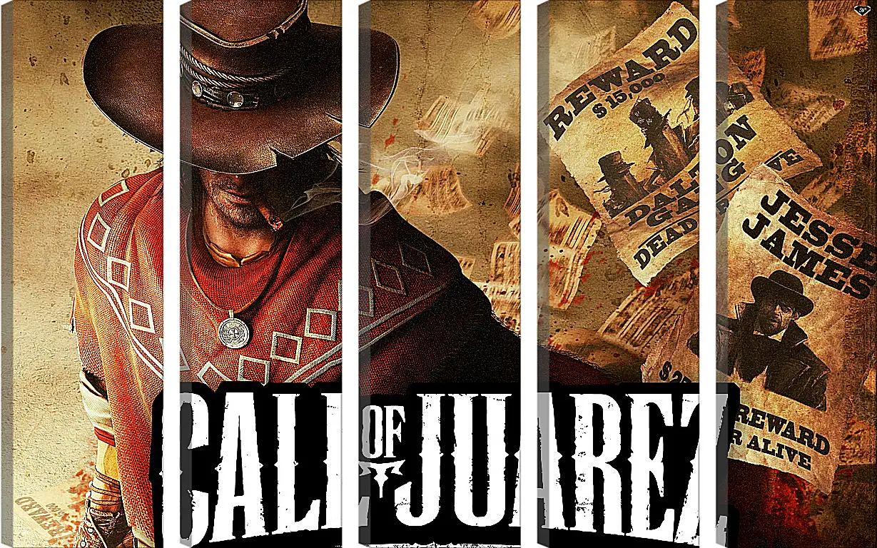 Модульная картина - Call Of Juarez: Gunslinger
