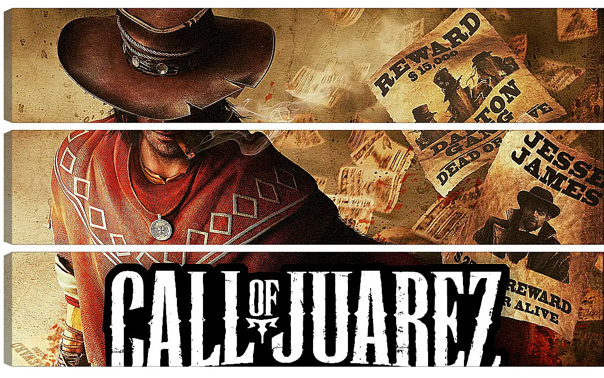 Модульная картина - Call Of Juarez: Gunslinger
