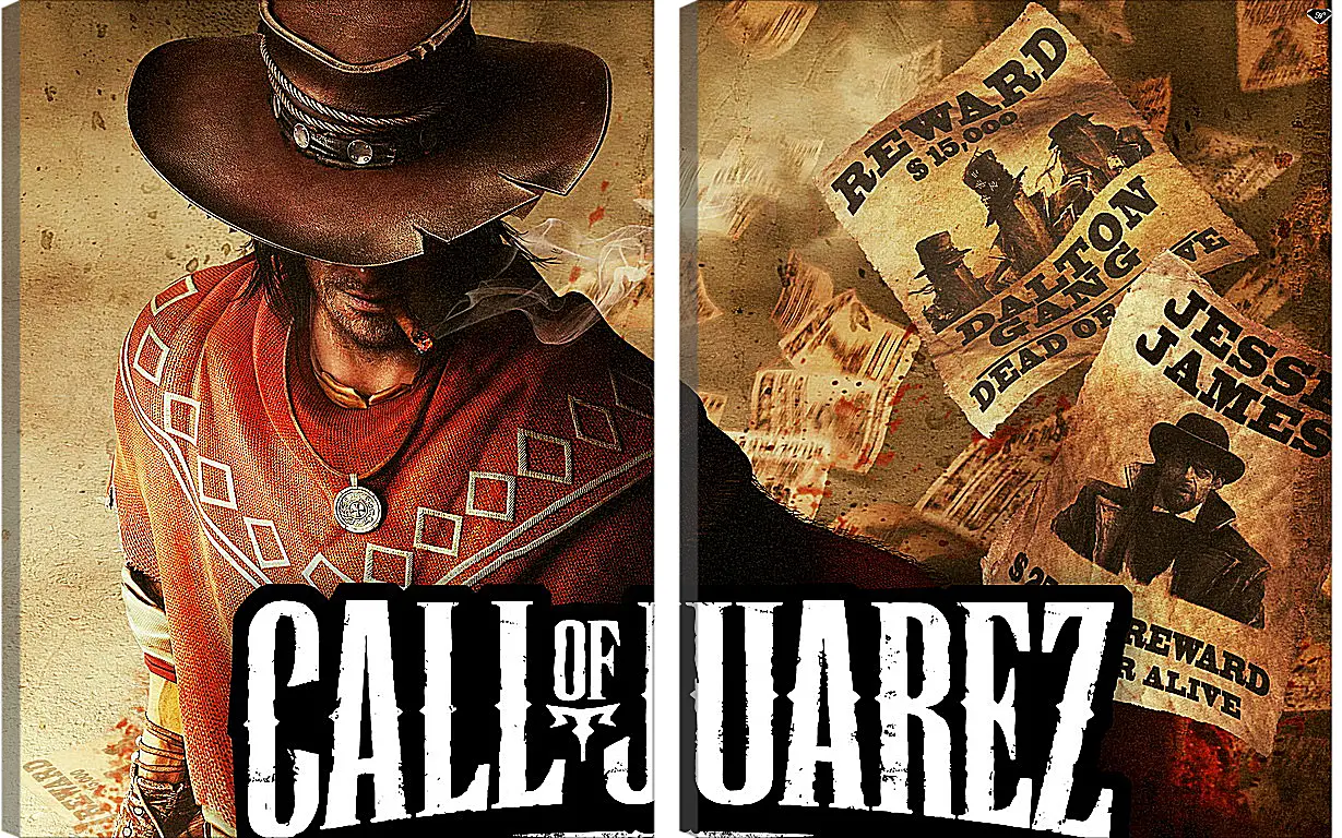 Модульная картина - Call Of Juarez: Gunslinger
