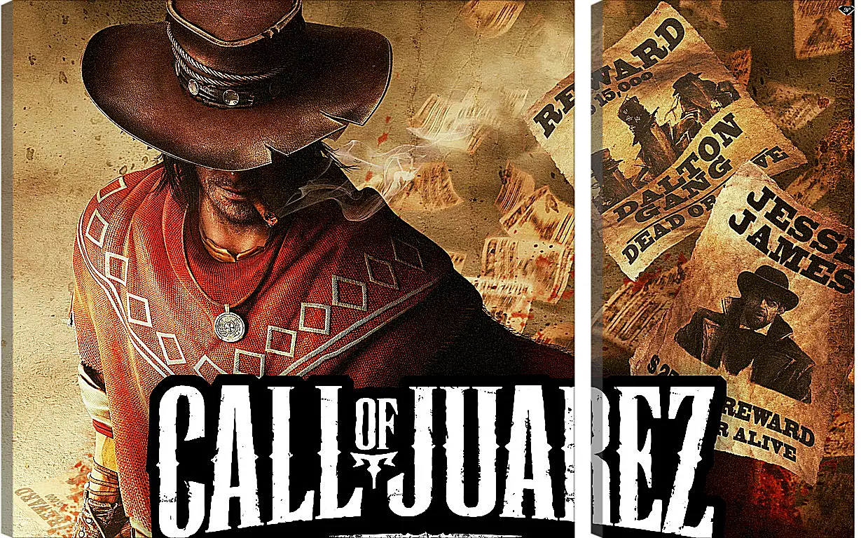 Модульная картина - Call Of Juarez: Gunslinger
