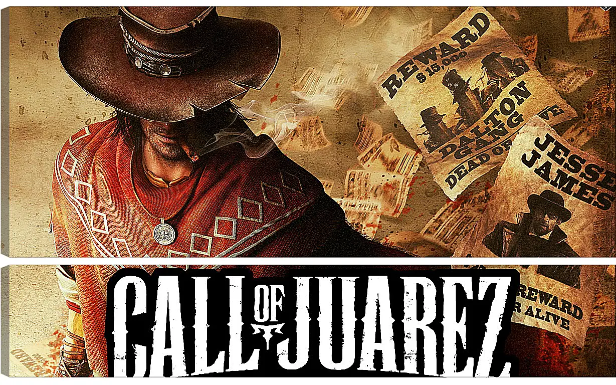 Модульная картина - Call Of Juarez: Gunslinger
